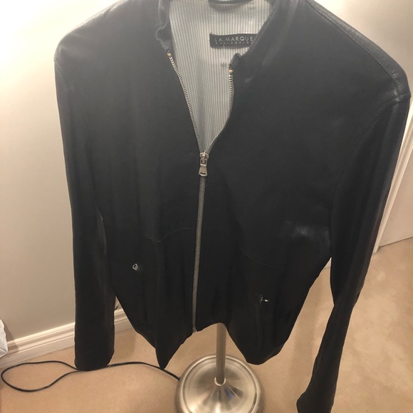 LA MARQUE Collection mens leather jacket in SZ L! - Picture 2 of 9